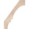 Ekena Millwork 3 1/2"W x 22"D x 30"H Balboa Smooth Knee Brace, Douglas Fir BRC04X22X30BOA00SDF - alternate 3